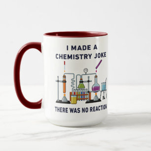 I Told a Chemistry Joke – There Was No Reaction Mug