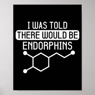 I Told There Would Endorphins Workout Poster