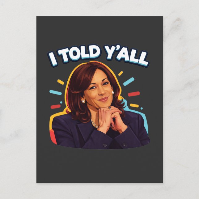 I told yall postcard (Front)