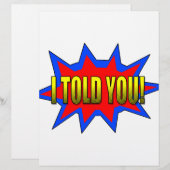 I Told You (Front/Back)