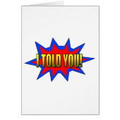 I Told You (Front)