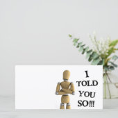 I told you so (Standing Front)