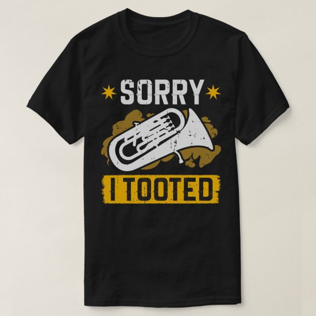 I Tooted Euphonium Player T-Shirt (Design Front)