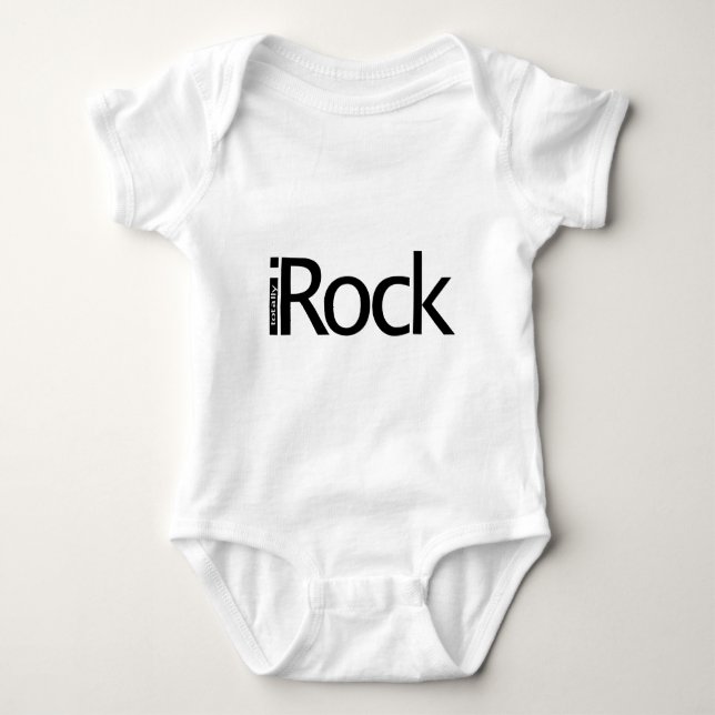 i (totally) Rock Baby Bodysuit (Front)