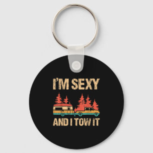 I Tow It Bigfoot Camp Trees Hike Hiking Keychain