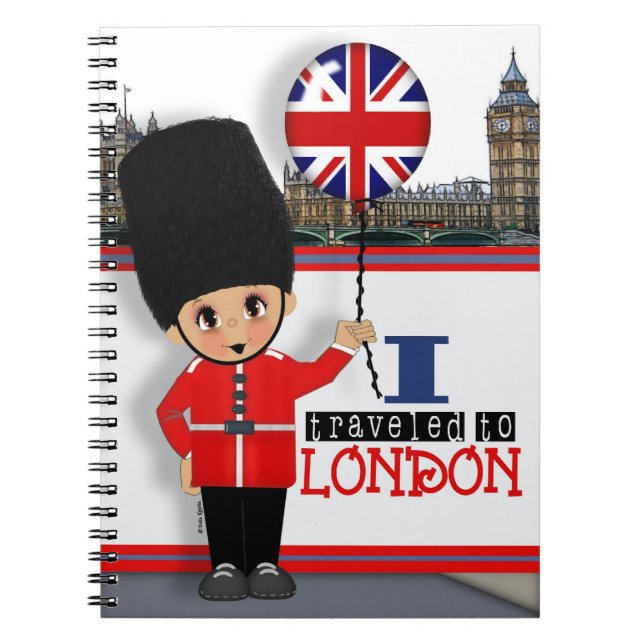 I Traveled to London Notebook (Front)