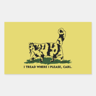 I Tread Where I Please | Dungeon Crawler Carl Rectangular Sticker
