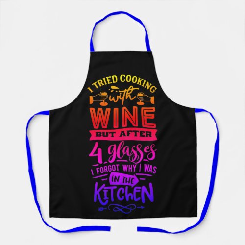 I Tried Cooking With Wine Apron