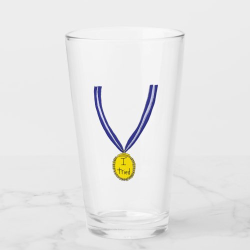 I Tried Medal Glass