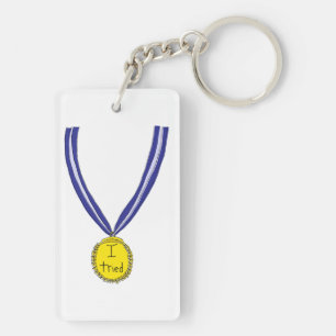 I Tried Medal Keychain