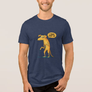 I Tried Sort Of Funny Sarcastic Quote Relatable Hu Tri-Blend Shirt