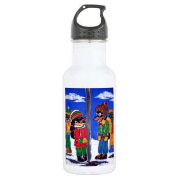 "i Triple Doxie Dare You" Water Bottle by Dachshunds_by_Joanne at Zazzle