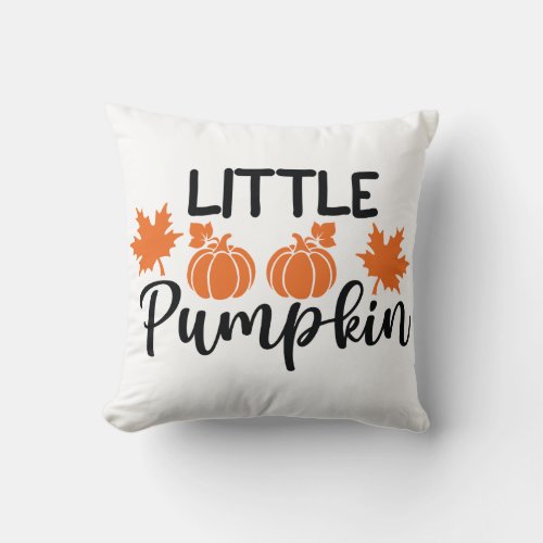I Tromped Through The Pumpkin Patch Throw Pillow