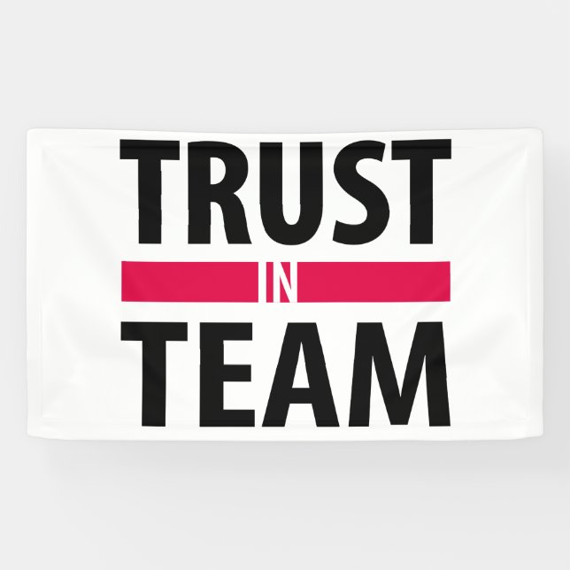I trust in team banner (Horizontal)