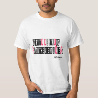 i try to be strong typo t shrit T-Shirt