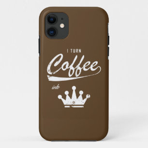 I Turn Coffee Into KOMs iPhone 11 Case