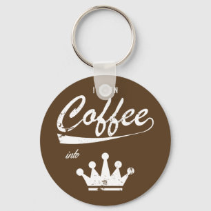 I Turn Coffee Into KOMs Keychain