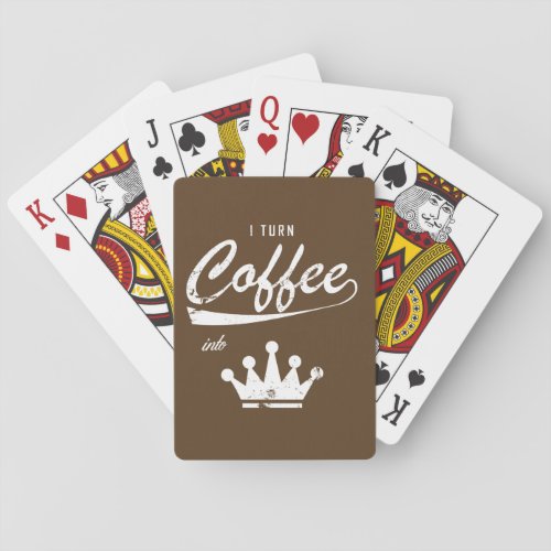 I Turn Coffee Into KOMs Poker Cards