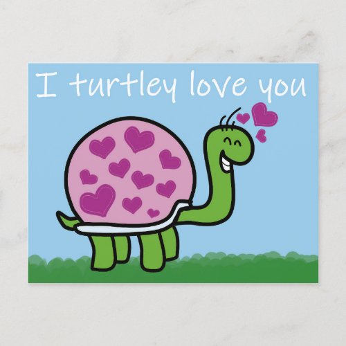 I turtley love you postcard postcrossing