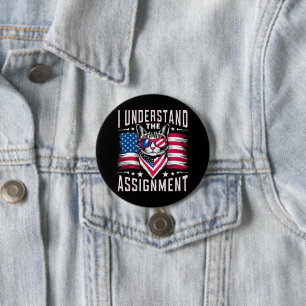I Understand The Assignment Cat Childless Cat Lady Button