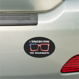 I Understand the Assignment Kamala for President Car Magnet