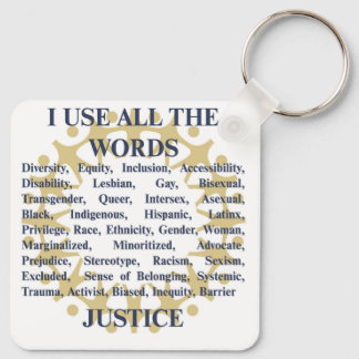 I use all the words / Noncompliant Keychain