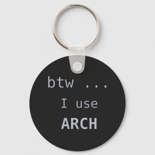 I use Arch Linux Computer Software Keychain