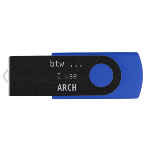 I use Arch Linux Computer Software USB Stick Flash Drive