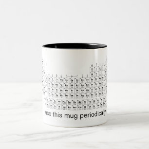 I use this mug periodically science periodic table