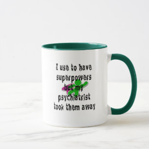 I use to have superpowers mug