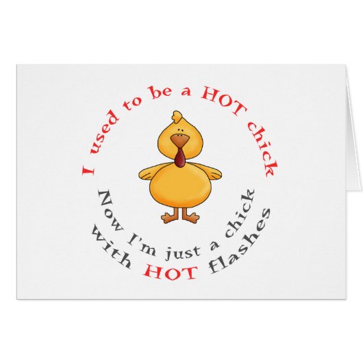 I Used To Be A Hot Chick Cards (Front Horizontal)
