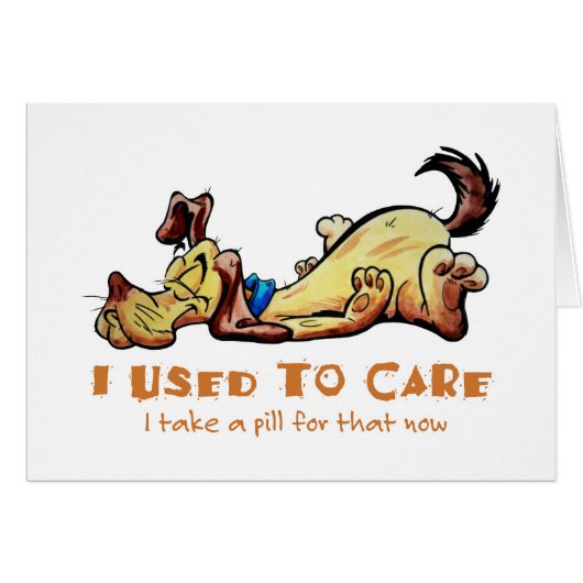 I Used To Care Cards (Front Horizontal)