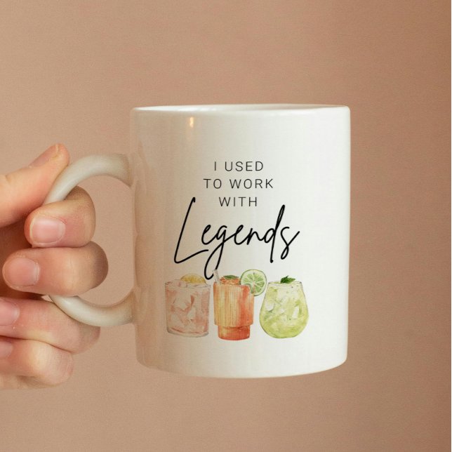 I Used to Work With Legend Personalized Retirement Coffee Mug (Creator Uploaded)