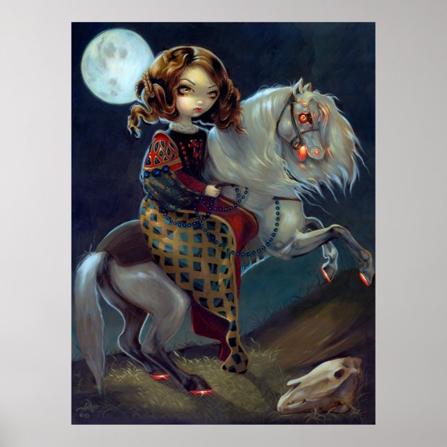 I Vampiri: Notte a Cavalla ART PRINT Vampire Horse (Front)