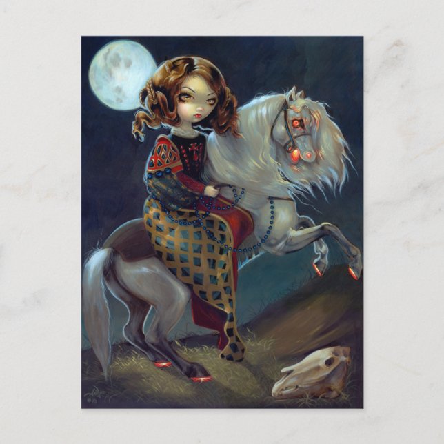 "I Vampiri:  Notte a Cavalla" Postcard (Front)