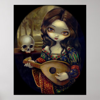 I Vampirie: Il Liuto ART PRINT  Vampire w/ Lute