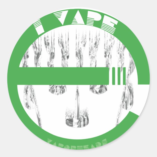 i vAPE Classic Round Sticker (Front)