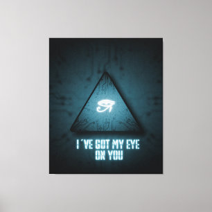 I´ve Got My Eye On You Canvas Print