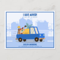 I’ve Moved Blue Car On The Road Moving
