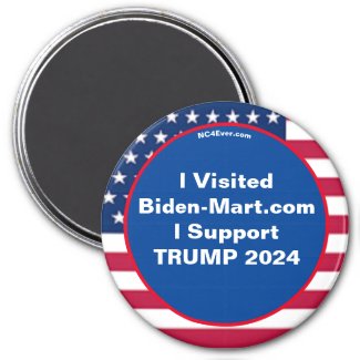 I Visited Biden-Mart.com Refrigerator Magnet