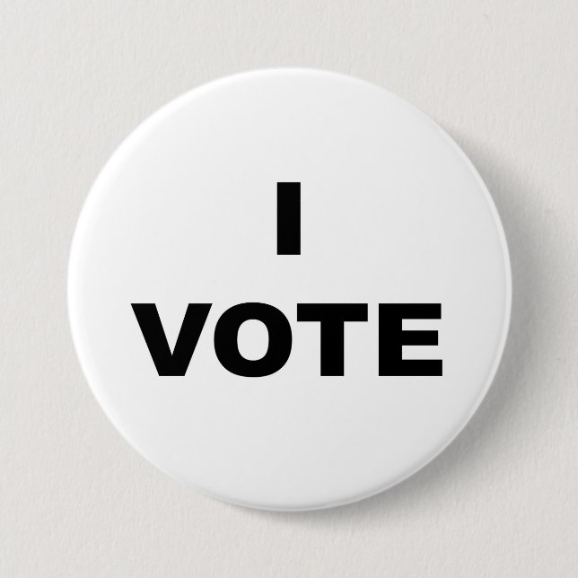 I Vote Button (Front)