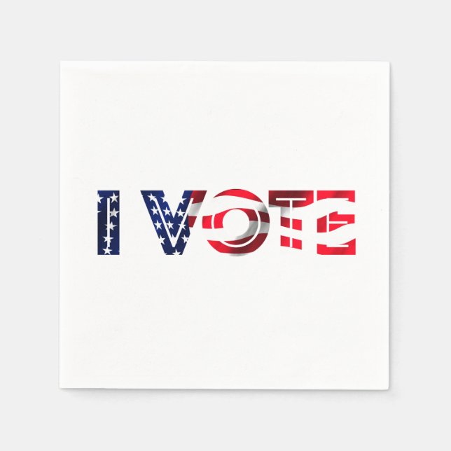 I Vote Napkins (Front)