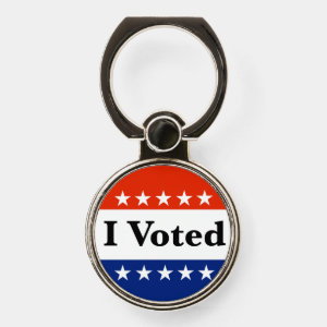 I Voted 2022 Elections Phone Ring Stand