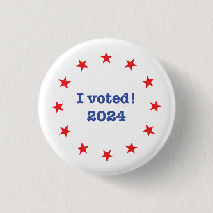 I voted! 2024 button