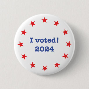 I voted! 2024 button