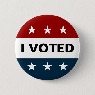 I Voted 2024 Elections Button