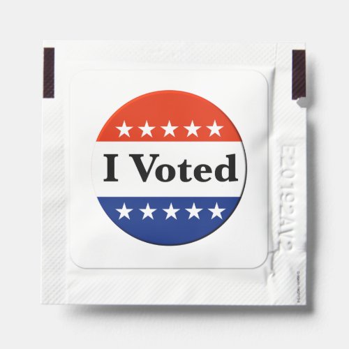 I Voted 2024 Elections Hand Sanitizer Packet