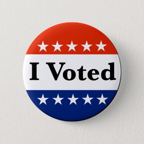 I Voted 2024 Elections Pinback Button