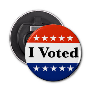 I Voted 2026 Elections Bottle Opener