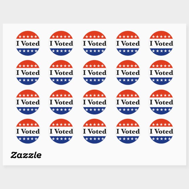 i-voted-2026-elections-classic-round-sticker-zazzle for I Voted Sticker Printable Free I Voted 2026 Elections Classic Round Sticker | Zazzle for I Voted Sticker Printable Free